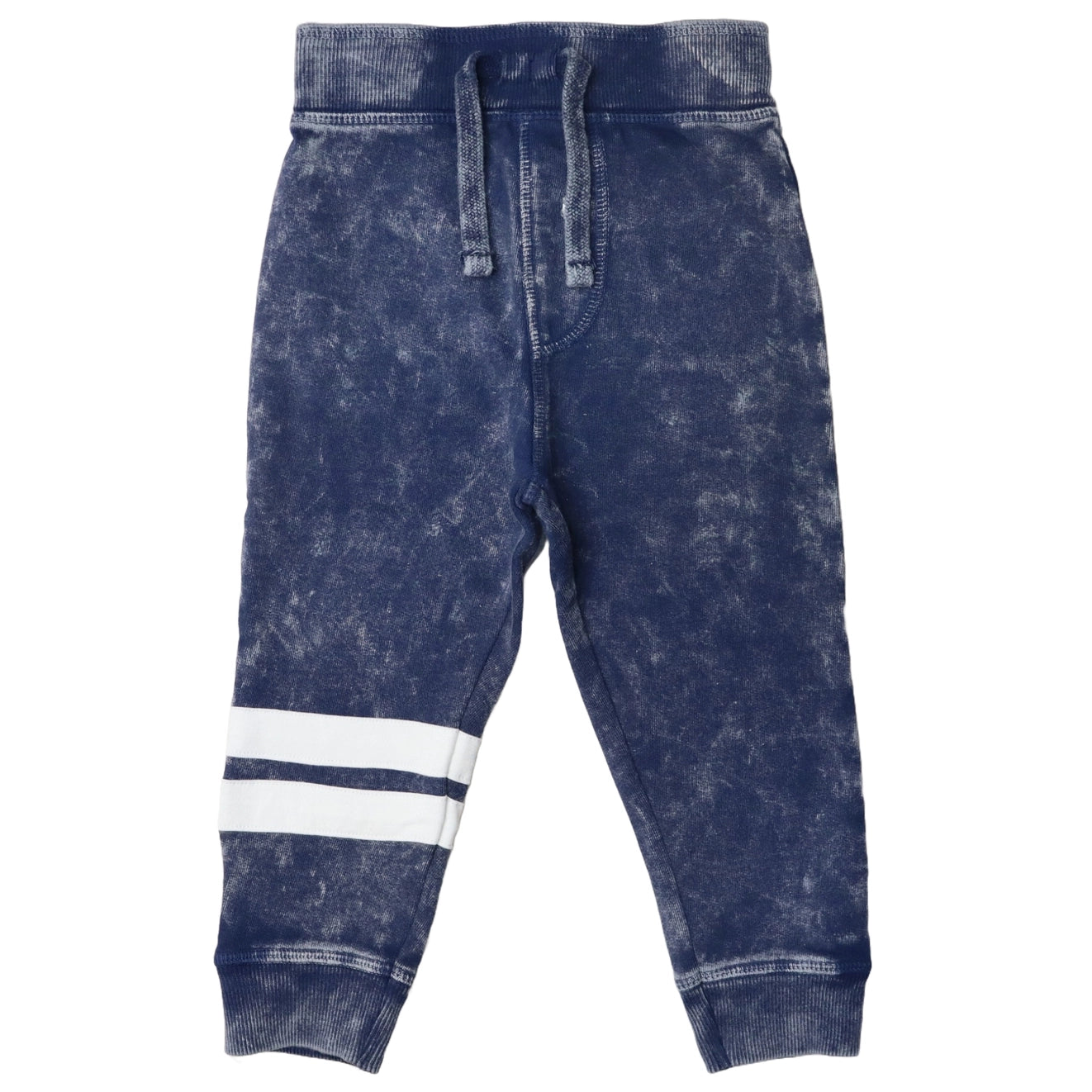 Navy French Terry Enzyme Stripe Jogger