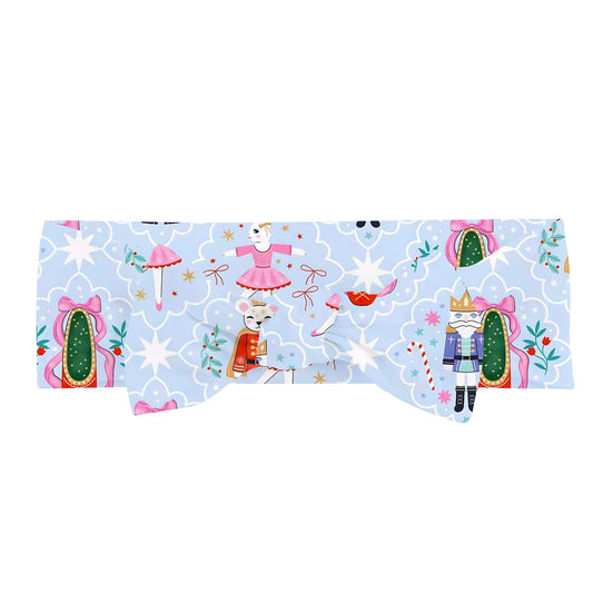 Sugar Plum Bamboo Bow Headband