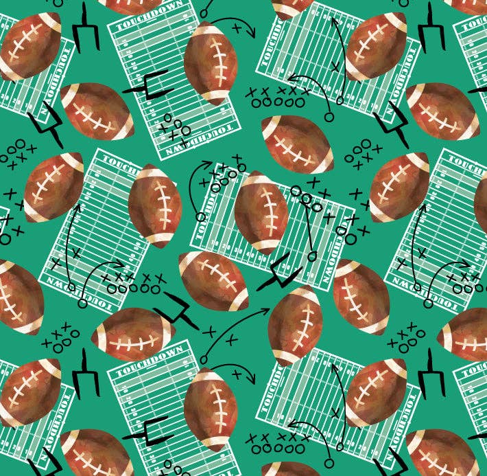 Football Field Bamboo Pajama Set