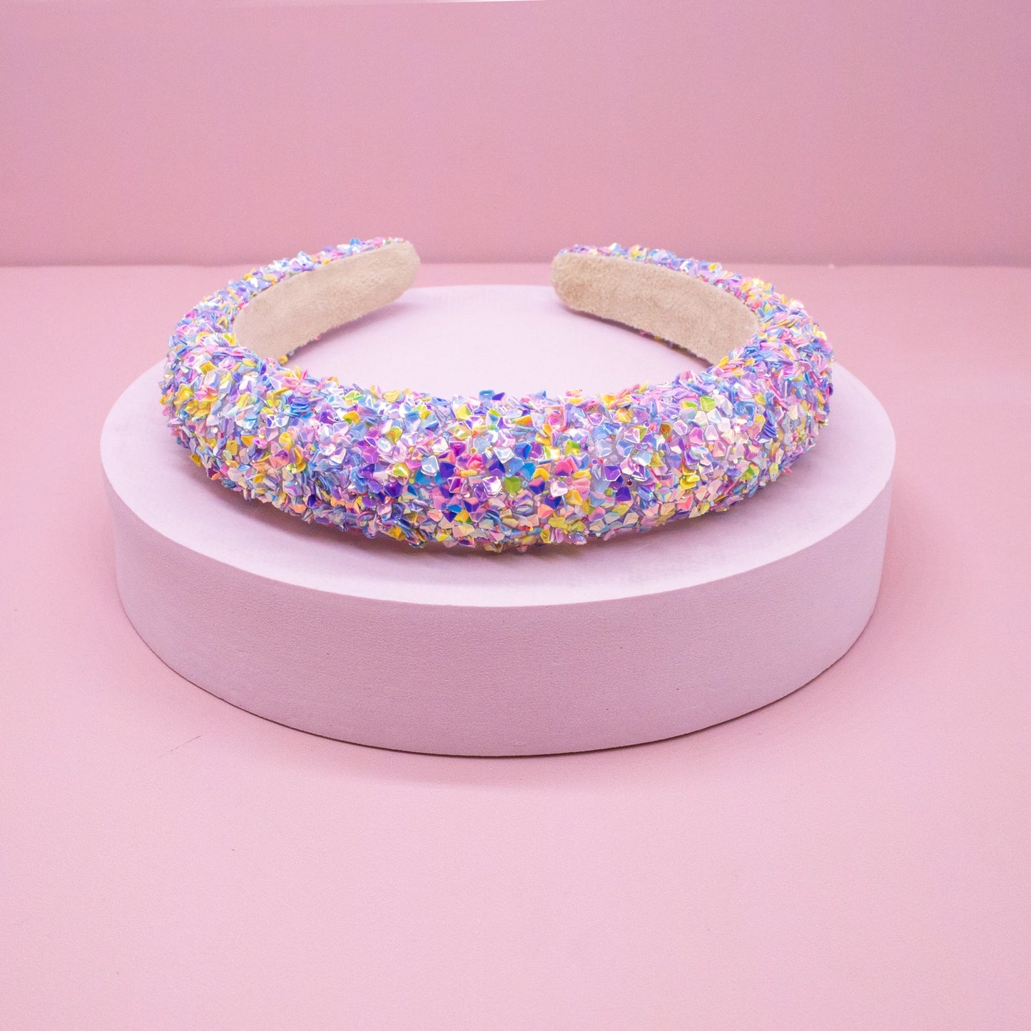 Chunky Sequin Multicolor Headband