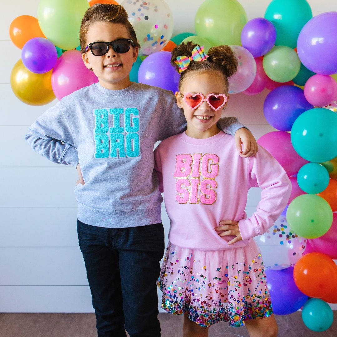 Sweet Wink Big Sis Patch Sweatshirt