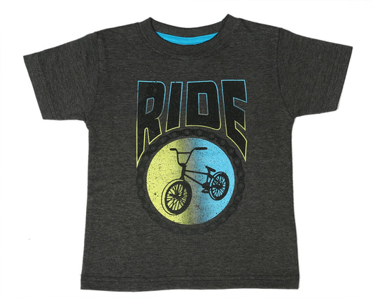 Black Ride Heathered Tee