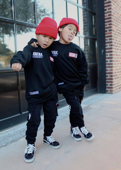 Too Fast Crewneck in Black