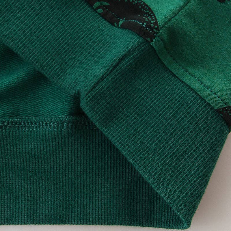 Forest Green Dinosaur Sweatshirt