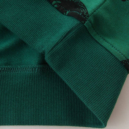 Forest Green Dinosaur Sweatshirt