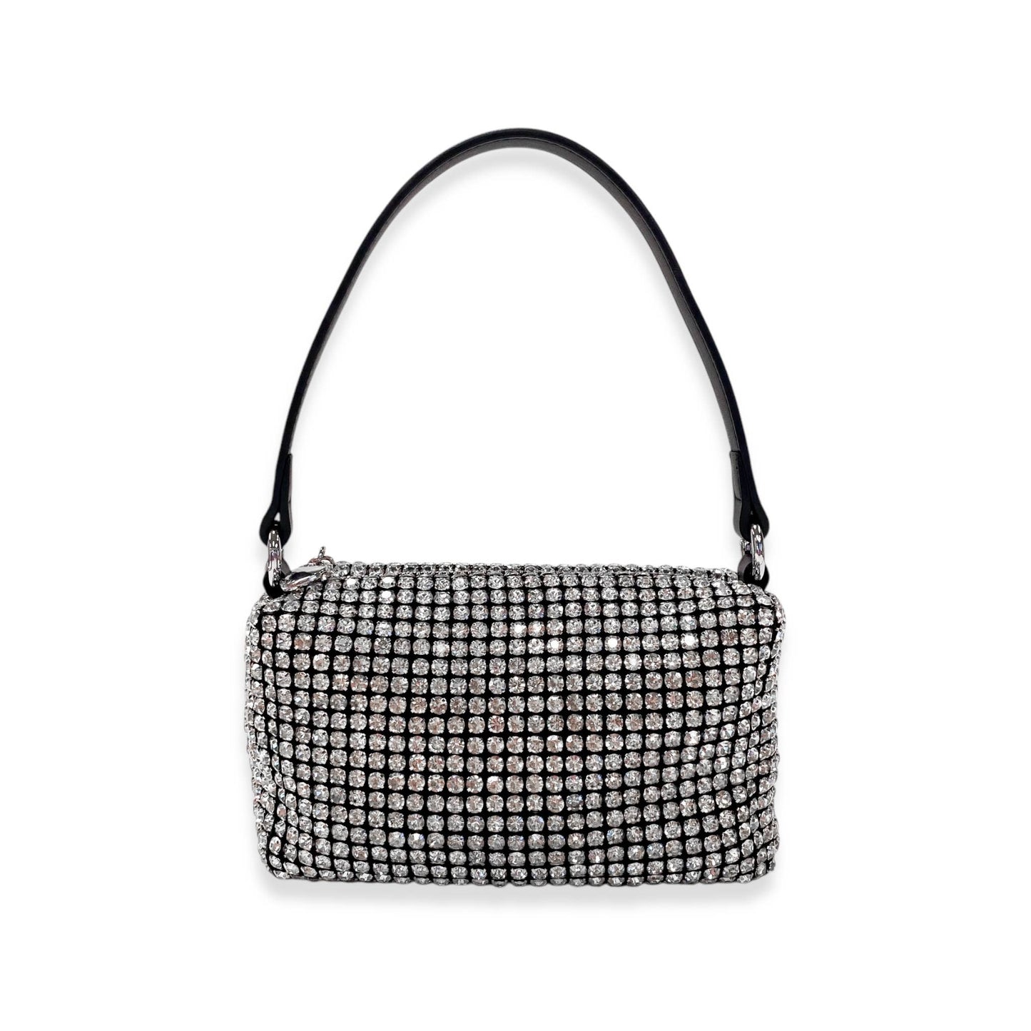 Silver Crystal Purse