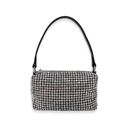 Silver Crystal Purse