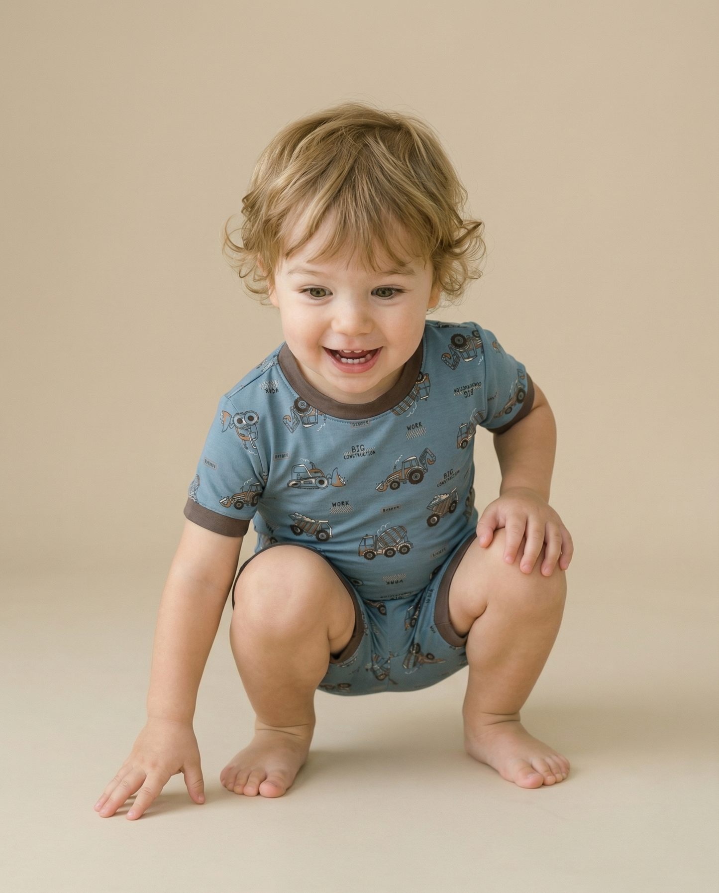 Busy Truck S/S Pajama Set