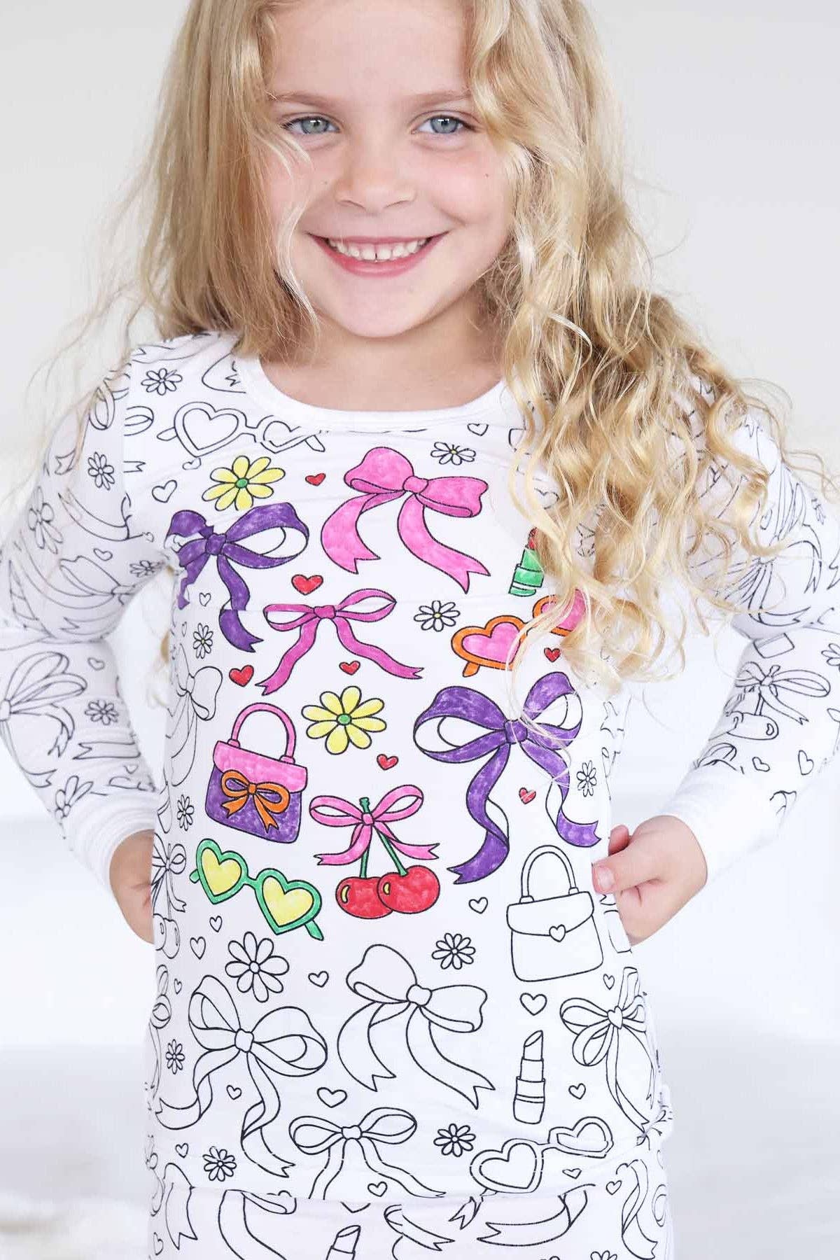 Material Girl Colorable Bamboo Pajama Set