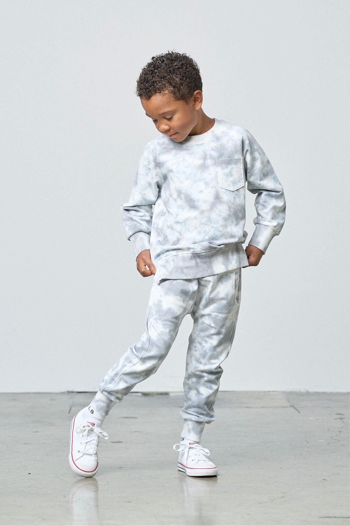 Grey Marble Pullover