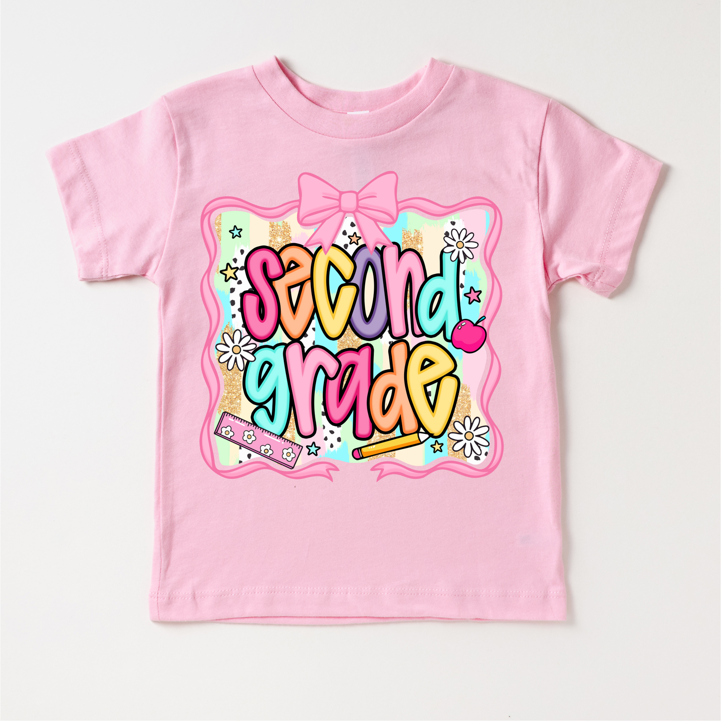 Pink 2nd Grade Tee