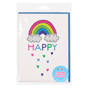 Rainbow Sparkle Decal Greeting Card