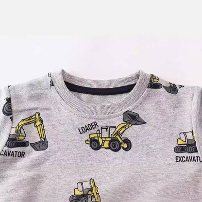 Grey Construction Sweatshirt