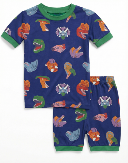 Dino Party S/S Pajama Set