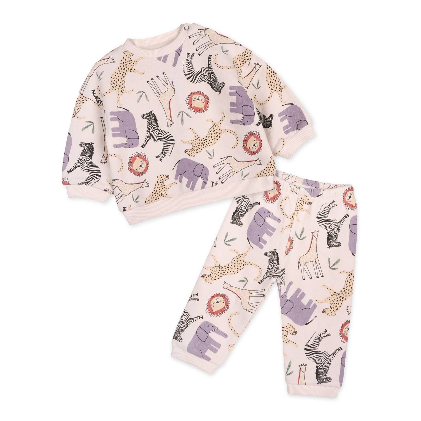 Animal Safari Organic Cotton Jogger Set