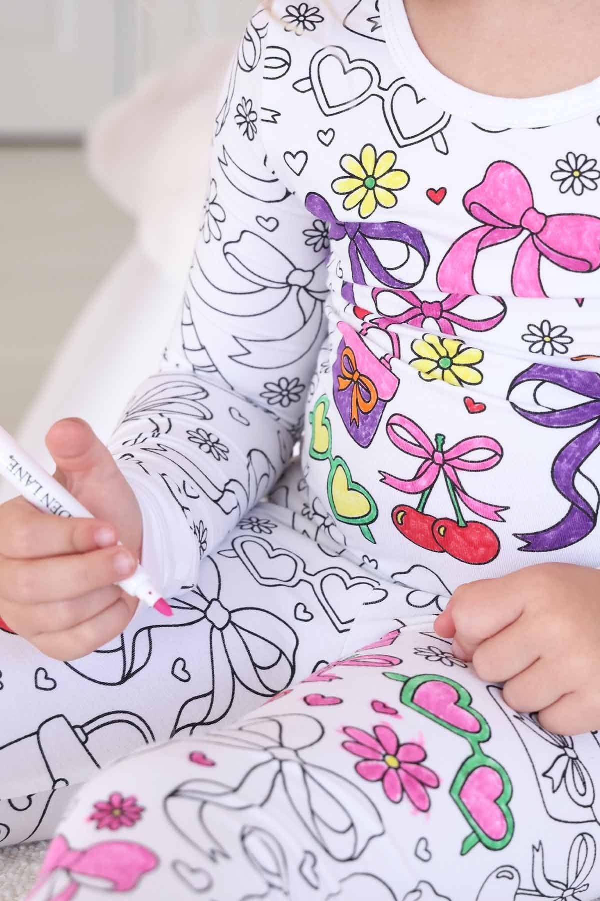 Material Girl Colorable Bamboo Pajama Set