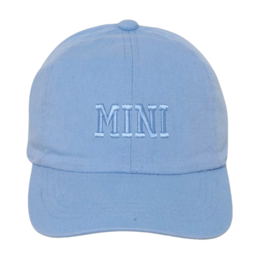 Blue Mini Embroidered Hat