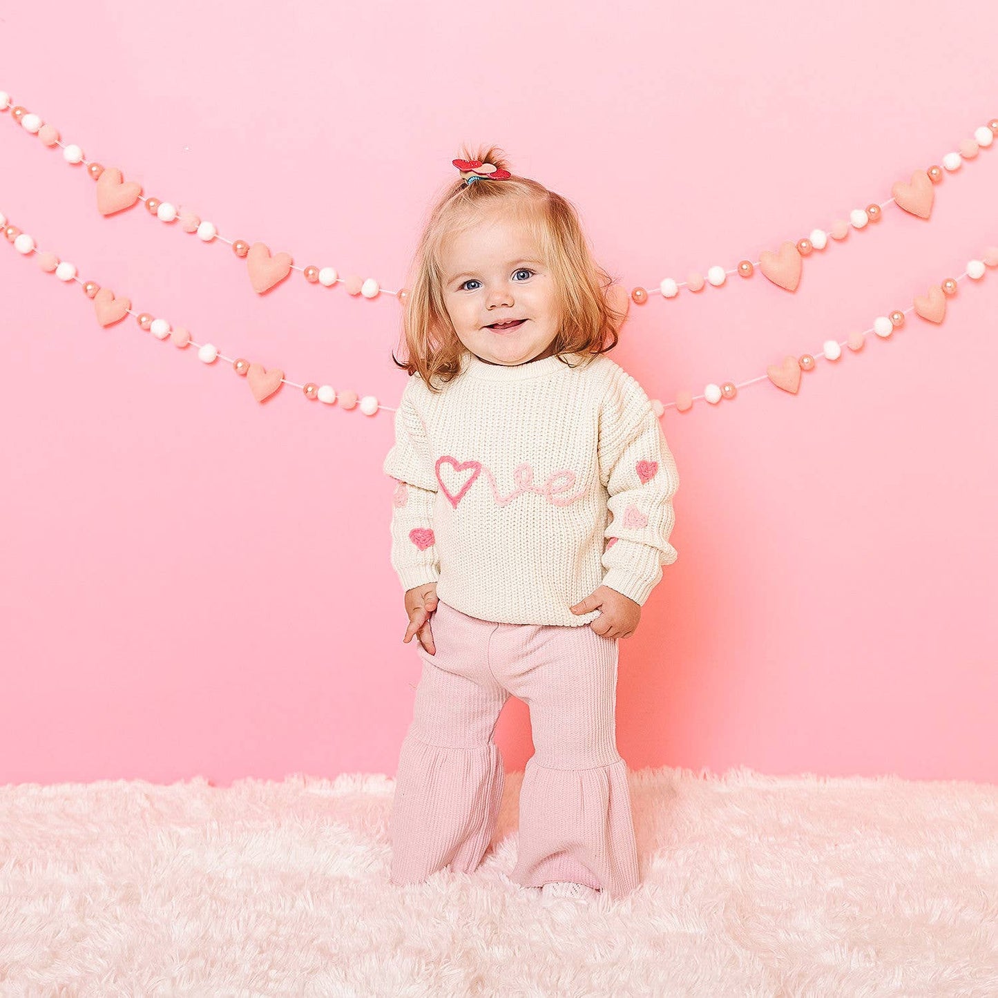 Ditsy Love Knit Sweater