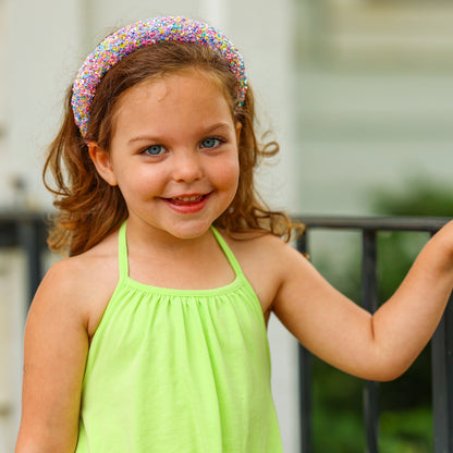 Chunky Sequin Multicolor Headband