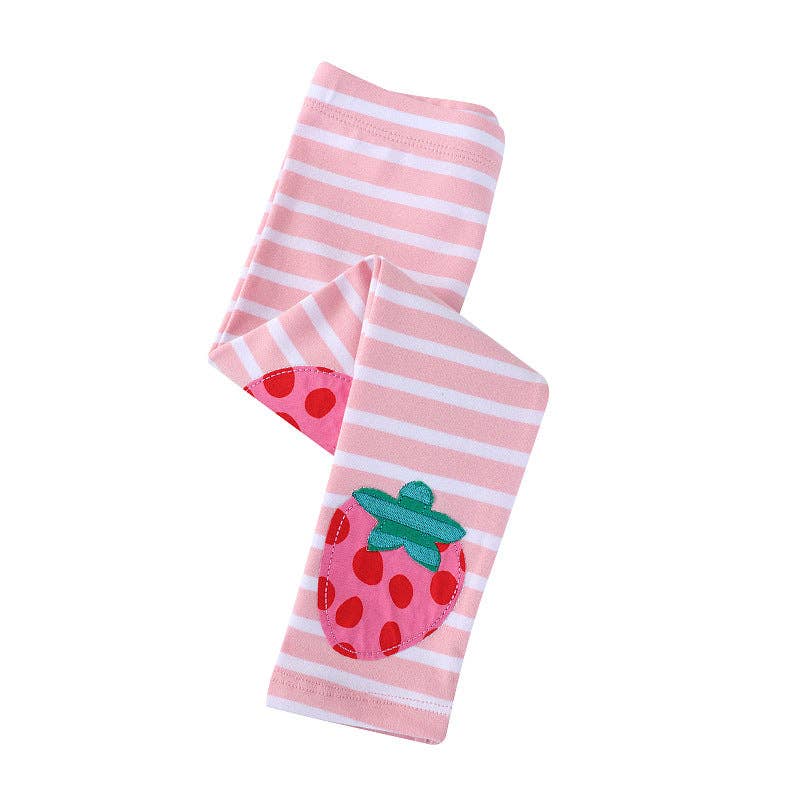 Strawberry Striped Modal Leggings