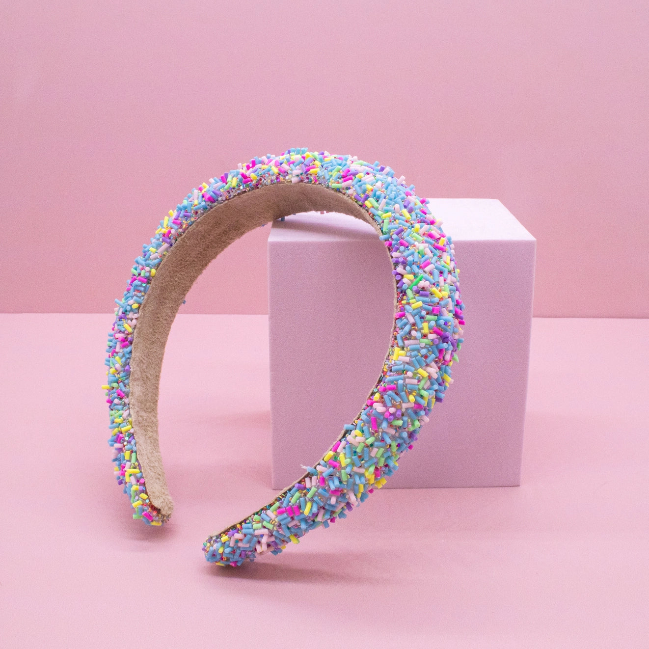 Light Blue Sprinkles Headband