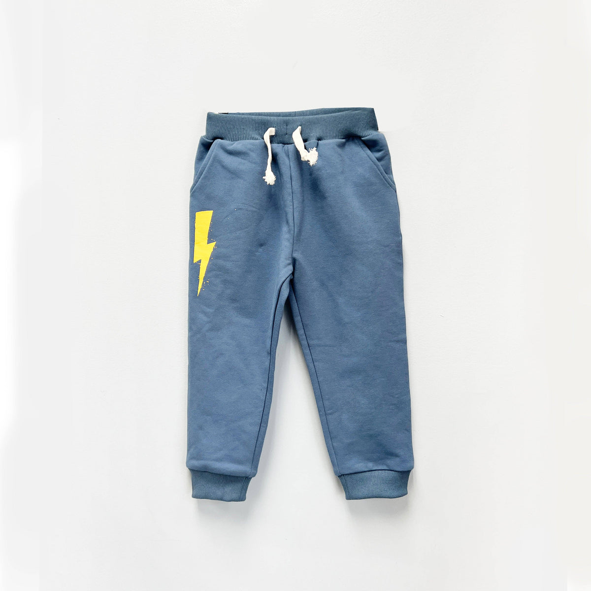 Blue Lightning Bolt Knit Jogger Set
