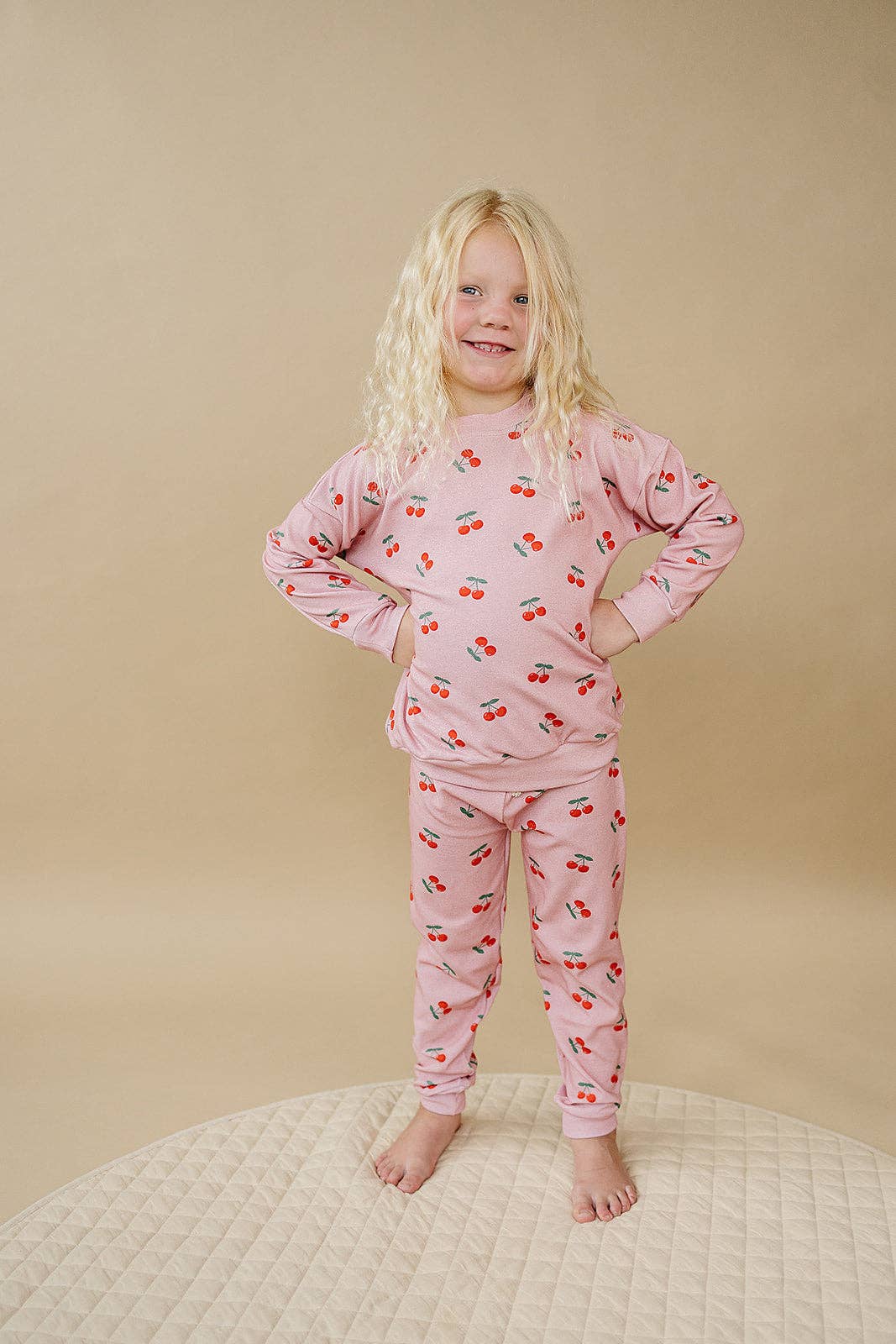 Blush Cherry Baby Jogger Set