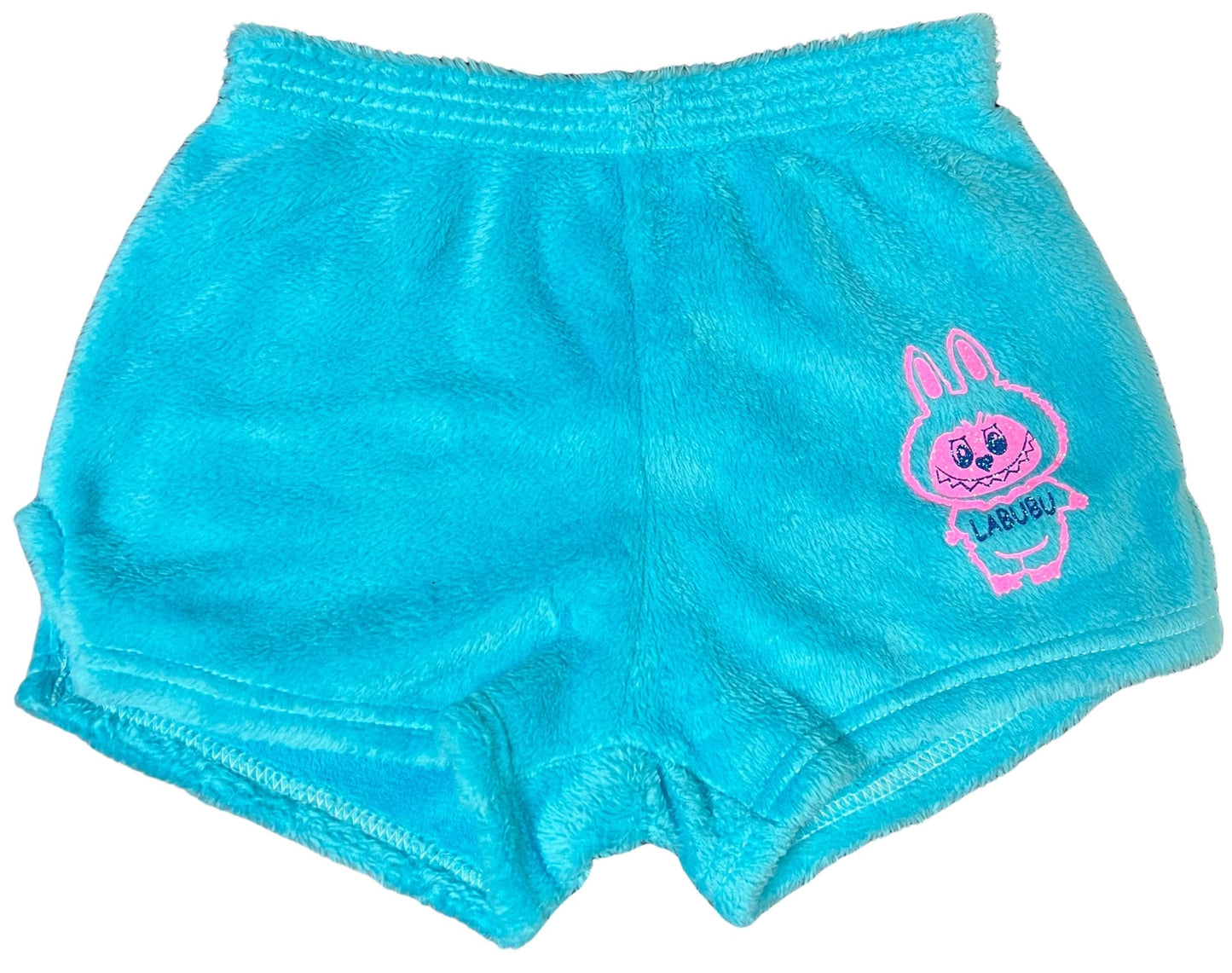 Teal Labubu Flurr Shorts