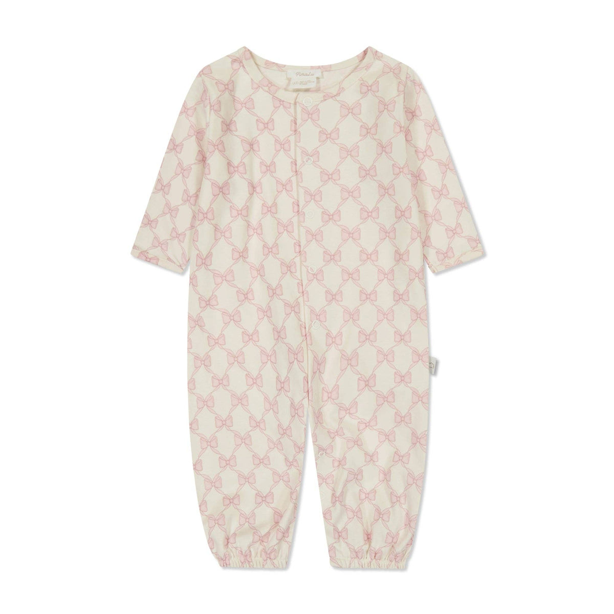 Bows Cotton Coverter Gown + Hat Set