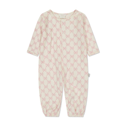 Bows Cotton Coverter Gown + Hat Set