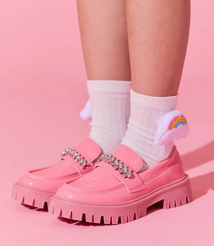 Pink Pearl Loafers