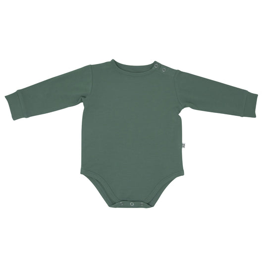 Hunter Green Long Sleeve Bamboo Bodysuit