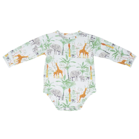 George's Jungle Long Sleeve Bamboo Bodysuit