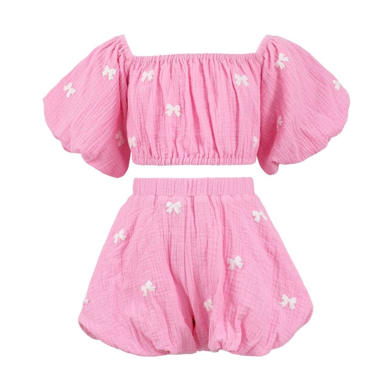 Pink Hailey Bow Set