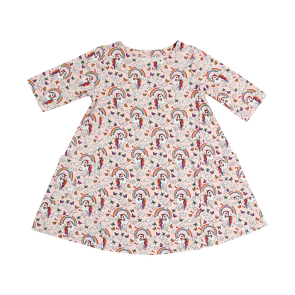 Rainbow Bright Bamboo Tunic Dress