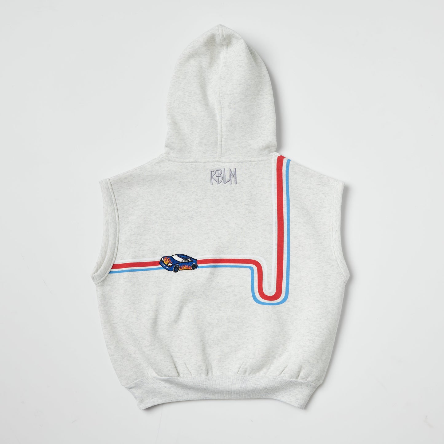 Racecar Sleeveless Hoodie