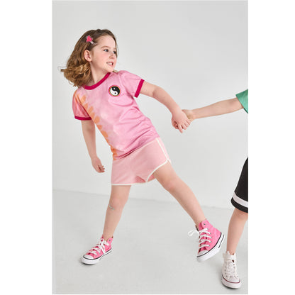 Retro Pink Terry Shorts