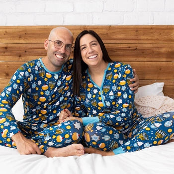 Men's Hanukkah Bamboo Pajama Set