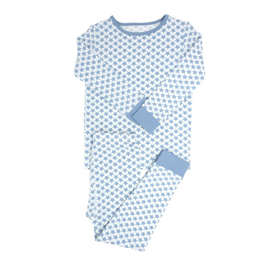 Blue Stars Pajama Set