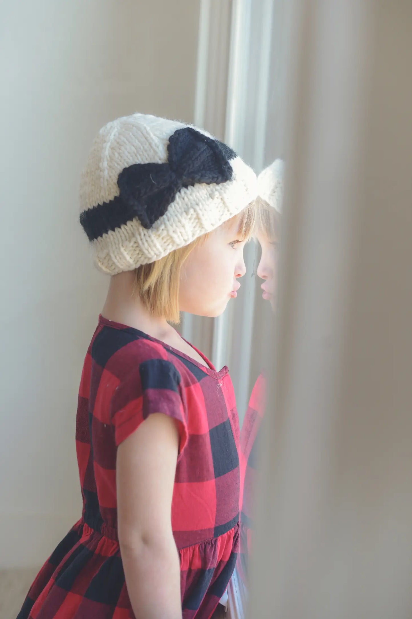 Sabrina Bow Knit Hat