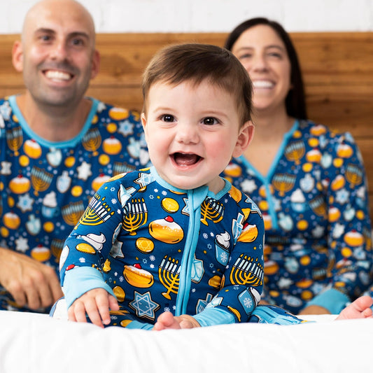 Hanukkah Bamboo Onesie