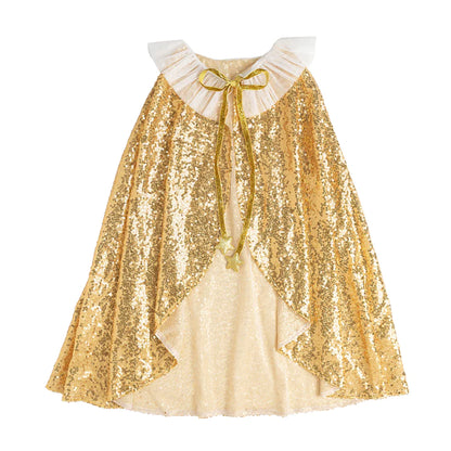 Sweet Wink Gold Sequin Cape