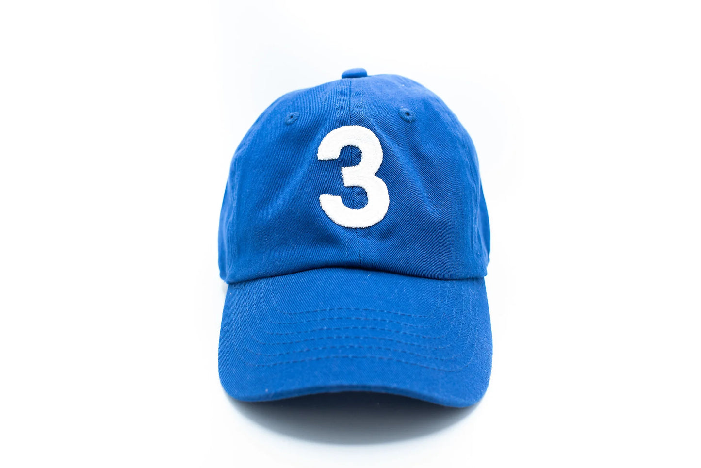 Number Baseball Hat Royal Blue