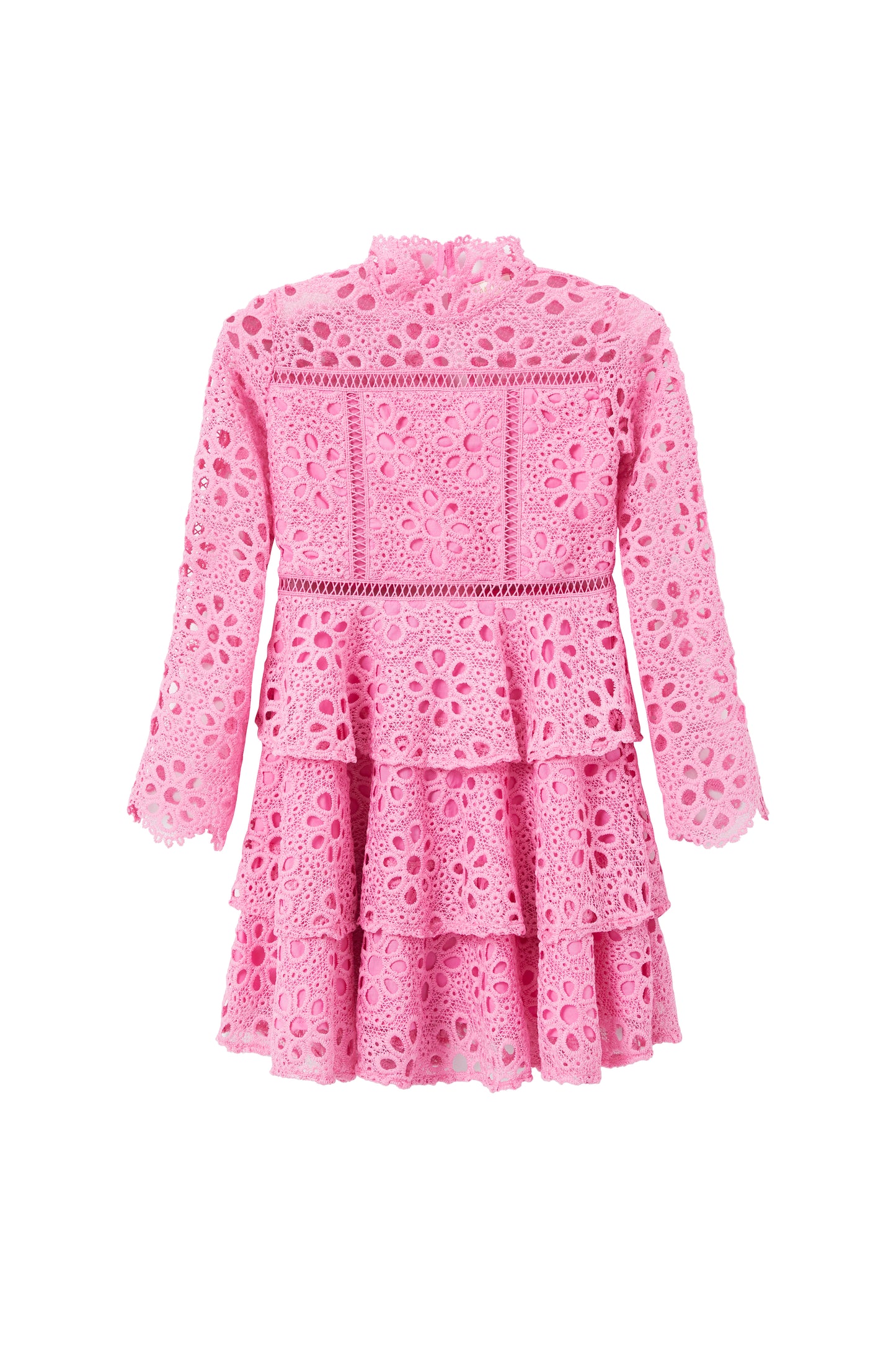Delilah Pink Embroidered Dress