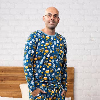 Men's Hanukkah Bamboo Pajama Set