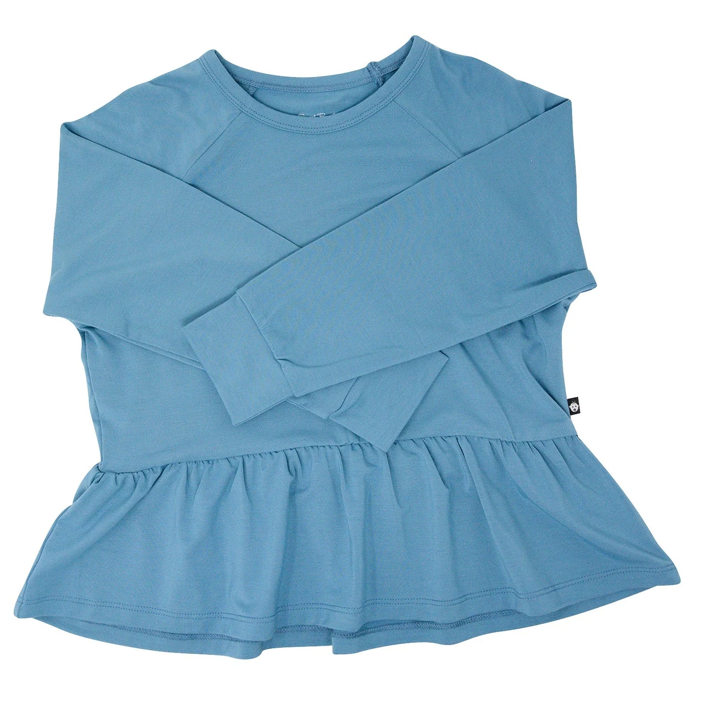 Totally Teal Ruffle Bottom Shirt