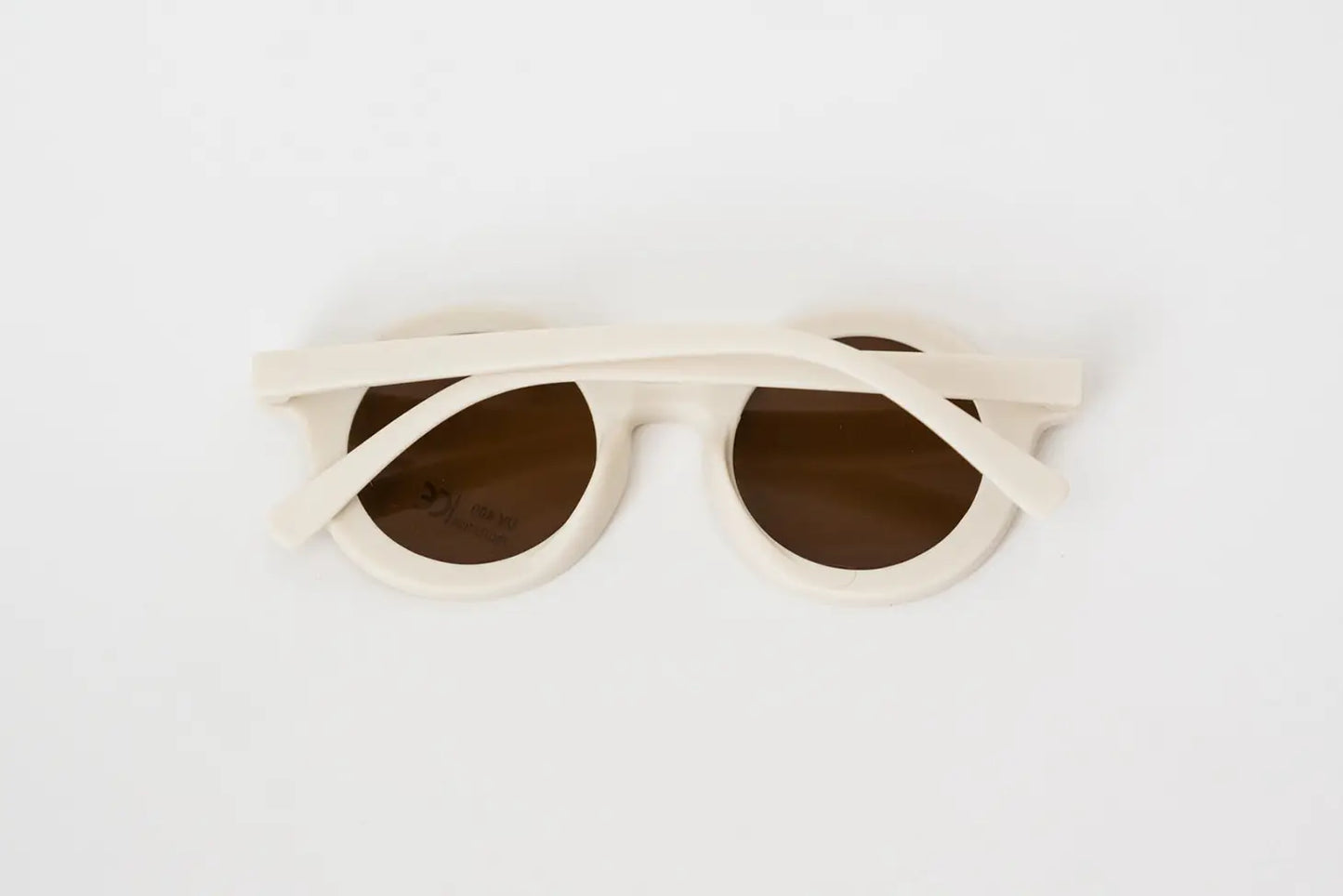 Cream Retro Sunglasses